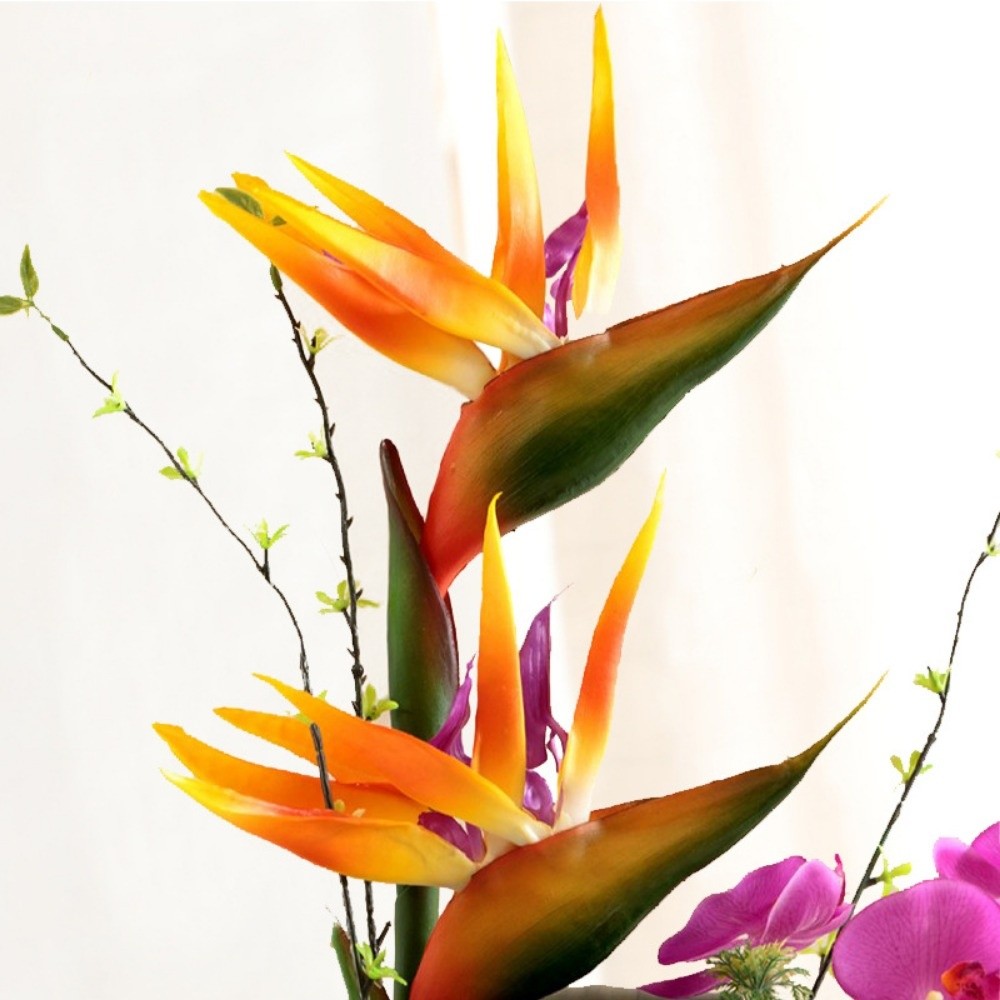 새로운 롱 스템 인조 버드 오브 파라다이스, 실제같은  - Bird Paradise Strelitzia 리뷰 및 가격