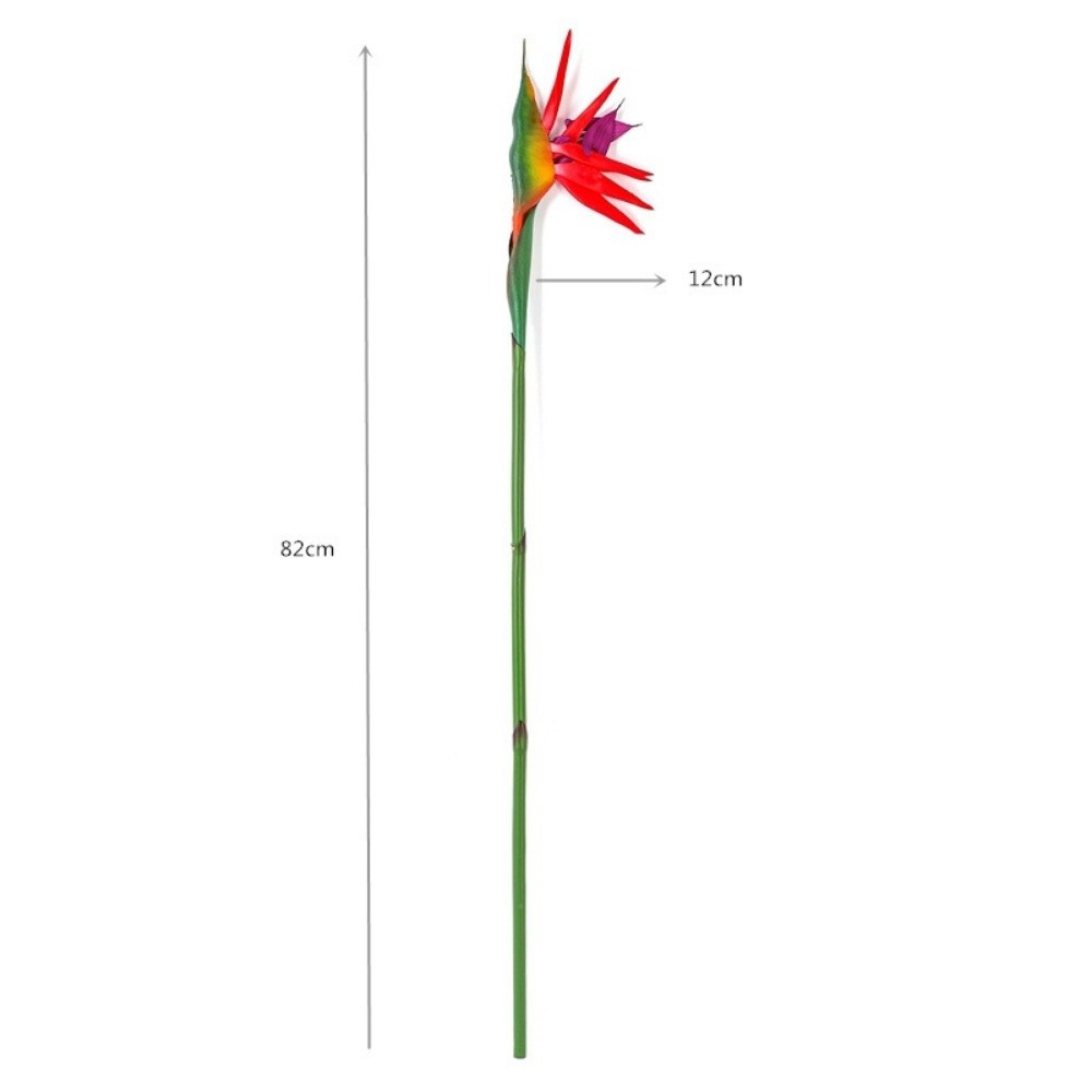 새로운 긴 줄기 인조 귀환조화 장식용 리얼한 촉감의 인 - Bird Paradise Strelitzia 리뷰 및 가격
